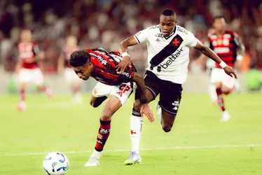 Imagem ilustrativa da imagem Flamengo poupa titulares, empata com o Vasco e vê distância para o Palmeiras cair