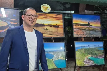 Imagem ilustrativa da imagem Fotógrafo premiado lança livro de luxo com mais de 200 fotos de Guarapari