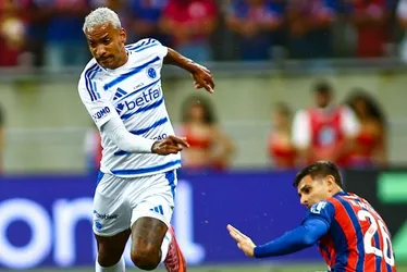 Imagem ilustrativa da imagem Gabigol decide, Cruzeiro vence o Bahia e toma a vice-liderança do Palmeiras