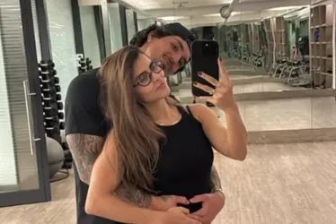 Imagem ilustrativa da imagem Gabriel Medina anuncia gravidez da namorada, Isabella Arantes
