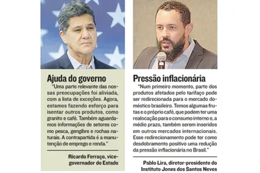 Imagem ilustrativa da imagem Governo do ES prepara apoio a setores afetados por tarifas dos EUA