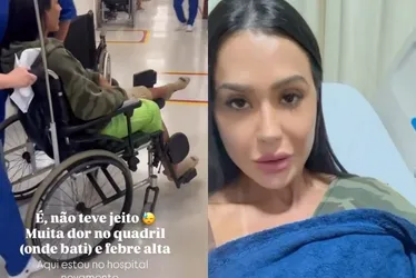 Imagem ilustrativa da imagem Gracyanne Barbosa volta ao hospital após assalto no Rio: 'Tentando me recuperar'