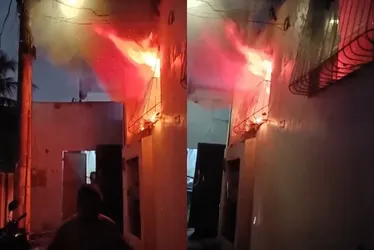Imagem ilustrativa da imagem Homem agride filho e incendeia casa após suspeita de traição em Vitória