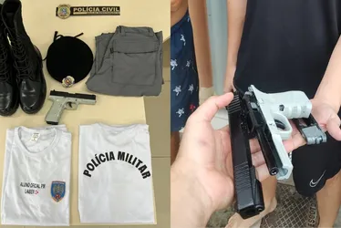 Imagem ilustrativa da imagem Homem que se passava por aluno da Polícia Militar tem materiais apreendidos