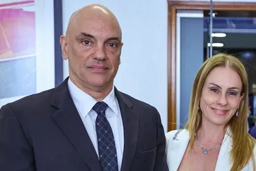 Imagem ilustrativa da imagem Moraes diz que Justiça não aceitará coação após EUA sancionarem sua esposa