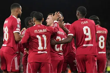 Imagem ilustrativa da imagem Liverpool marca nos acréscimos e ganha no sufoco do Atlético de Madrid