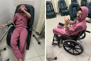 Imagem ilustrativa da imagem Luan Pereira dá entrada no hospital com pedras nos rins