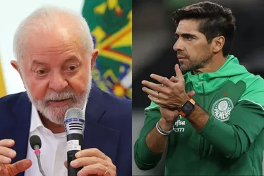 Imagem ilustrativa da imagem Lula defende Abel Ferreira após críticas da torcida: 'ganhou tudo pelo Palmeiras’