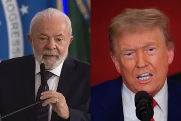 Imagem ilustrativa da imagem Lula pede retirada de tarifaço a Trump e combina reunião presencial em breve