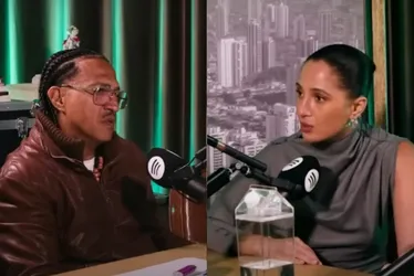 Imagem ilustrativa da imagem Mano Brown pergunta se Camila Pitanga é parda, e ela responde: 'negra'
