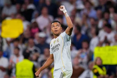 Imagem ilustrativa da imagem Mbappé faz 2 e Real Madrid vira sobre Marselha na Champions; Juventus busca empate