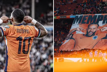 Imagem ilustrativa da imagem Memphis ganha bandeirão, bate novo recorde e põe Holanda perto da Copa