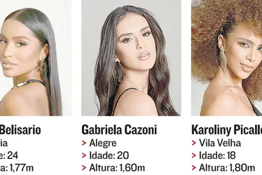 Imagem ilustrativa da imagem Miss Universo Espírito Santo: 33 disputam título de mais bela