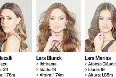 Imagem ilustrativa da imagem Miss Universo Espírito Santo: 33 disputam título de mais bela