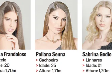 Imagem ilustrativa da imagem Miss Universo Espírito Santo: 33 disputam título de mais bela