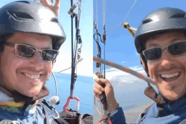 Imagem ilustrativa da imagem Morre piloto belga que sofreu acidente de parapente no Sul do ES