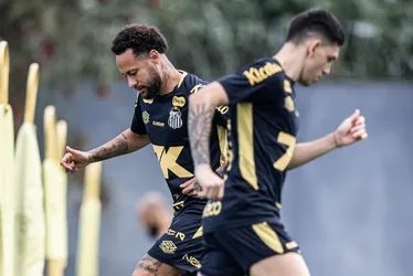 Imagem ilustrativa da imagem Neymar tem lesão muscular e desfalca o Santos no clássico com o São Paulo
