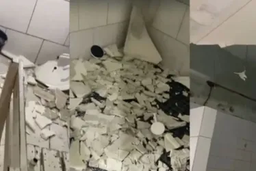 Imagem ilustrativa da imagem PM confirma queda de parte do teto em banheiro do 16º Batalhão e anuncia reformas