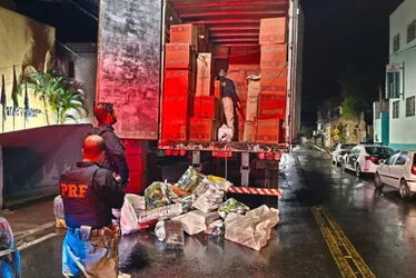 Imagem ilustrativa da imagem PRF apreende 700 quilos de maconha em caminhão que transportava panetone para o ES