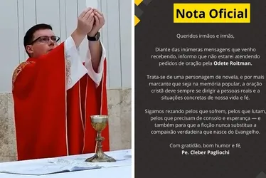 Imagem ilustrativa da imagem Padre dá resposta afiada a fãs de 'Vale Tudo' que pedem orações por Odete Roitman