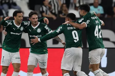 Imagem ilustrativa da imagem Palmeiras é cirúrgico, vence o Botafogo e vira vice-líder do Brasileirão