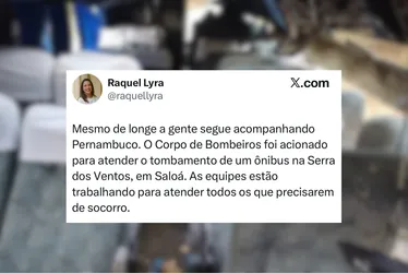 Imagem ilustrativa da imagem Prefeitos e Governadora se manifestam após acidente de ônibus com 17 mortes em PE