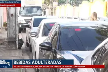 Imagem ilustrativa da imagem Recife: Polícia interdita fábrica clandestina de bebidas alcoólicas em San Martin