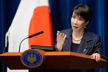 Imagem ilustrativa da imagem Sanae Takaichi é eleita primeira-ministra do Japão e se torna 1ª mulher no cargo