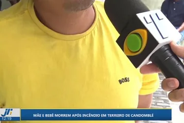 Imagem ilustrativa da imagem "Só peço paz": pai desabafa após perder esposa e filho explosão em terreiro