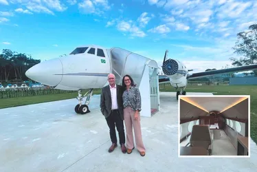 Imagem ilustrativa da imagem Suíte em avião no Caparaó Capixaba impulsiona turismo em Divino de São Lourenço