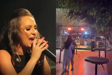 Imagem ilustrativa da imagem VÍDEO | Cantora sertaneja viraliza após fazer show “vazio” no Sul do ES