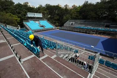 Imagem ilustrativa da imagem Veja os bastidores das obras no Villa-Lobos para o SP Open