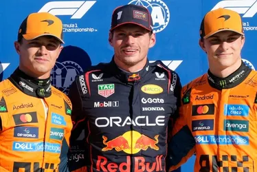 Imagem ilustrativa da imagem Verstappen supera Norris e larga na pole no GP da Itália de F-1; Bortoleto é 7º