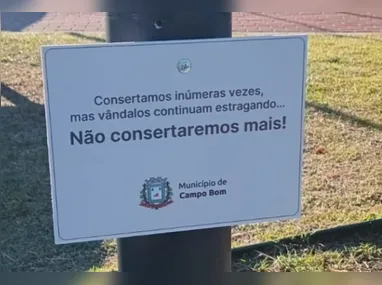 Imagem ilustrativa da imagem Cidade do RS se nega a trocar luminárias vandalizadas: ‘Desperdício de recursos’