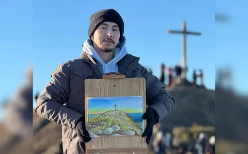 
          Imagem ilustrativa da imagem Agricultor pinta aquarela no Caparaó em frio de -3ºC
          