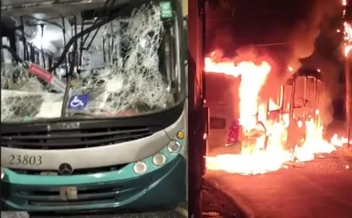 
          Imagem ilustrativa da imagem Coletivos do Sistema Transcol deixam de circular em bairros de Vitória após ataques
          