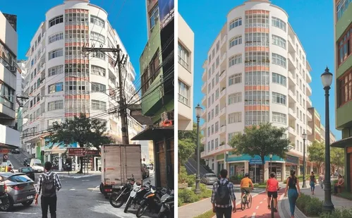 
          Imagem ilustrativa da imagem Arquitetos sugerem novo visual para as ruas do Centro de Vitória
          