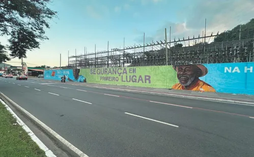 
          Imagem ilustrativa da imagem Arte a céu aberto: pinturas chamam a atenção em muros de Vitória
          