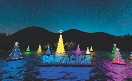 
          Imagem ilustrativa da imagem Árvore flutuante e Casa do Papai Noel: as novidades do Natal em Cariacica
          