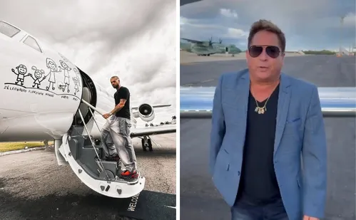 
          Imagem ilustrativa da imagem Avião que Zé Felipe ganhou de Virginia é vendido a Leonardo
          