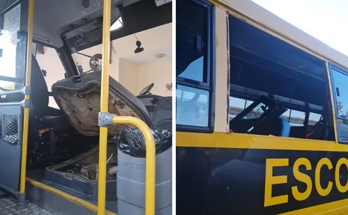 
          Imagem ilustrativa da imagem Bandidos invadem Pestalozzi em Santa Teresa e quebram até ônibus
          