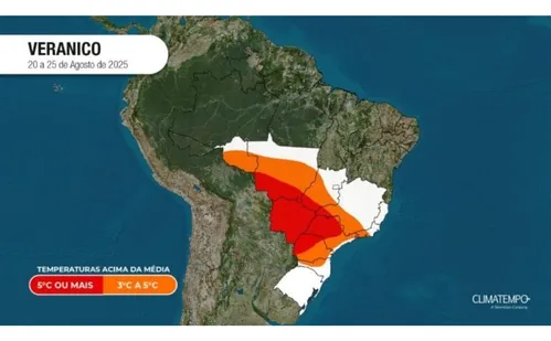 
          Imagem ilustrativa da imagem Brasil deve ter 'veranico' na próxima semana; saiba se o ES será atingido
          