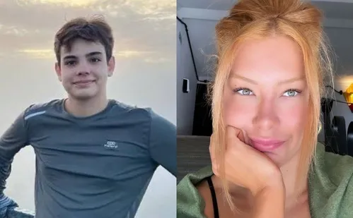 
          Imagem ilustrativa da imagem Caçula de Faustão vai a festa com ex-bailarina, 19 anos mais velha
          