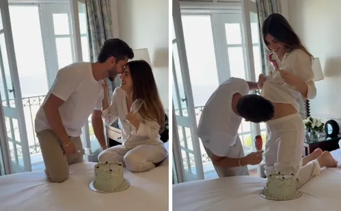 
          Imagem ilustrativa da imagem Camila Queiroz e Klebber Toledo anunciam sexo do bebê
          