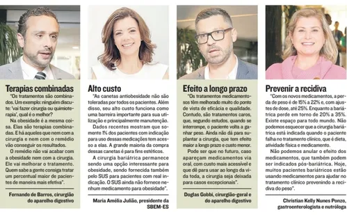 
          Imagem ilustrativa da imagem Canetas para perder peso vão acabar com as bariátricas?
          