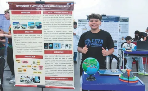 
          Imagem ilustrativa da imagem Capixaba de 11 anos cria museu virtual para estudar poder da areia monazítica
          