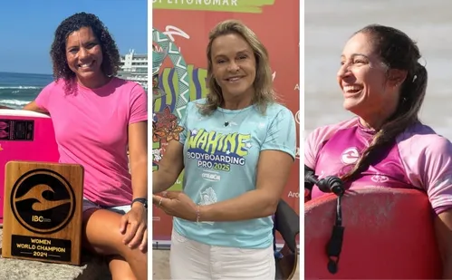 
          Imagem ilustrativa da imagem Capixabas são destaques na última etapa do Circuito Mundial de Bodyboard
          