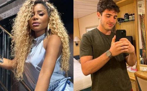 
          Imagem ilustrativa da imagem Cariúcha e João Augusto, filho de Gugu, trocam beijos em festa
          