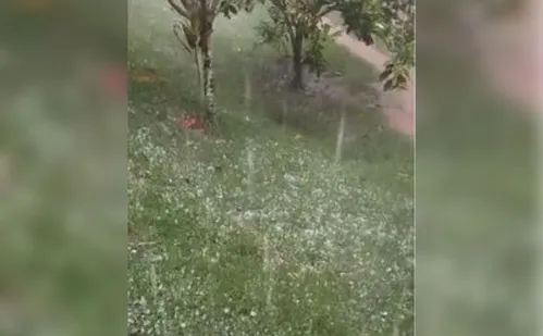 
          Imagem ilustrativa da imagem Chuva com granizo causa danos em cidade do Sul do ES
          