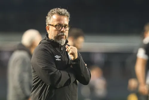 
          Imagem ilustrativa da imagem Cleber Xavier não resiste à goleada do Vasco e não é mais técnico do Santos
          